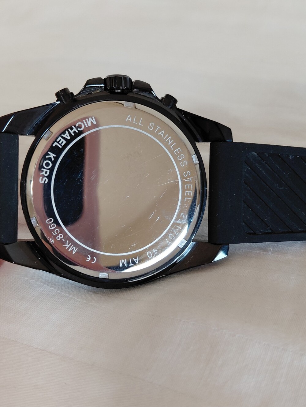 Michael Kors Black Bradshaw Watch - Picture 5 of 8